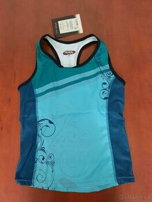 Dámský cyklistický fitness dres zelený - 2