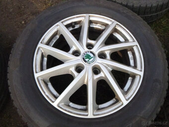 4x alu disk (5x112) zimní pneu pirelli 215/60 16 - 2