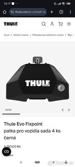Thule Evo fixpoit 7056 - 2