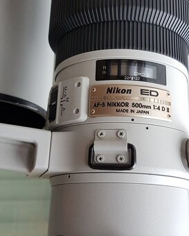 Nikon AF-S NIKKOR ED 500mm f4 D II IF + bílý + velmi dobrý - 2