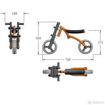 Dětské odrážedlo Y-BIKE EXTREME - 2