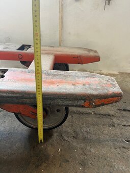 Paletový vozík vysoký 150 cm vidle - 2