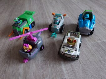 Tlapková patrola figurky, auta - 2