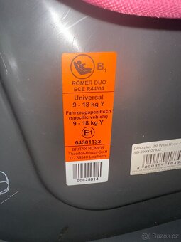 Britax Romer 9-18 kg - 2