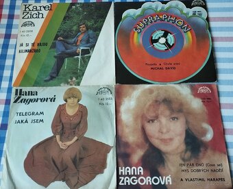 Malé SP gramofonové desky - 2