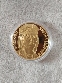 Zlatá mince ČNB Kněžna Ludmila Proof - 2