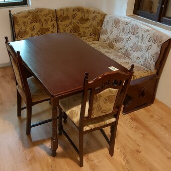 Jídelní stůl + lavice + 2 židle - 2