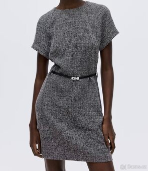 Šaty s páskem, zn. H&M, vel. S - 2