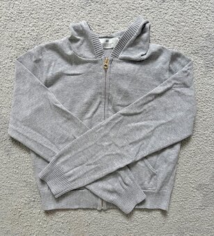 Svetr na zip s kapucí HM, vel. 146/152 - 2