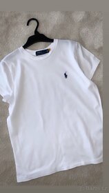 Dámské bílé tričko Ralph Lauren - 2