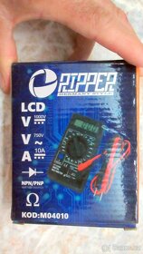Digitální LCD multimetr 10A RIPPER - 2
