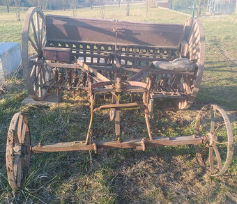 Secí stroj za koně/traktor - 2