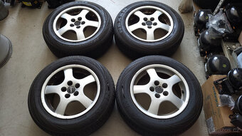 90% letní ALU kola 15" 5x100 Octavia 1, Golf 4, Leon, A3 - 2