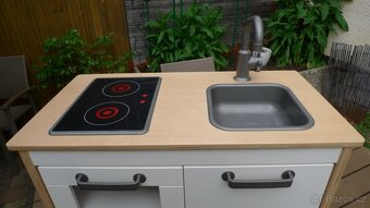 DĚTSKÁ KUCHYNKA SPORÁK +DŘEZ JAKO NOVÉ ASI IKEA - 2