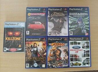 PlayStation 2 Slim, ovladač + volant / 7 her (PS2) - 2