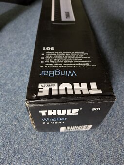 Příčný střešní nosič Thule 961 WingBar + Patky 757 pro vozid - 2
