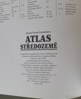 Atlas Středozemě - K.W.Fonstadová - 2