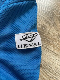 Modré jezdecké tričko Heval velikost M - 2