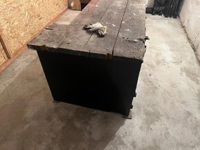 Kovový dílenský ponk s úložným prostorem - 2