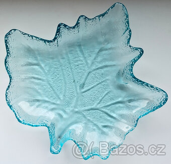 Skleněná miska javorový list - 2