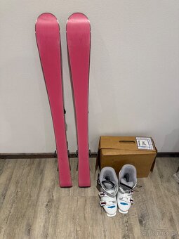 Dětské lyže 110cm i s lyžáky 210-215 - 2