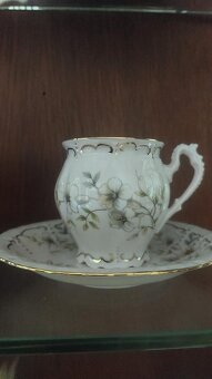 Růžový porcelán sada 6+6 - 2