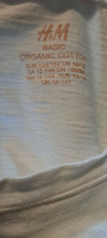 tričko bílé dívčí - 2