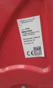 snehova benzinova freza - 2