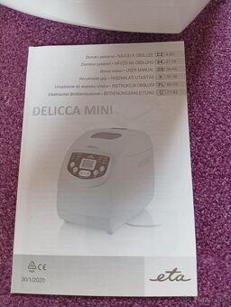 Domácí pekárna ETA Delicia Mini - 2
