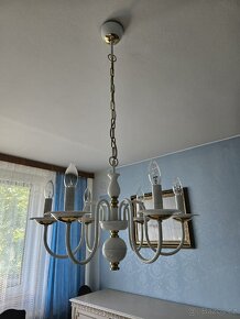 Set retro lustru + lampičky na zeď - 2