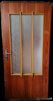 Vchodové dveře palubkové zateplené levé 90 čssr retro - 2