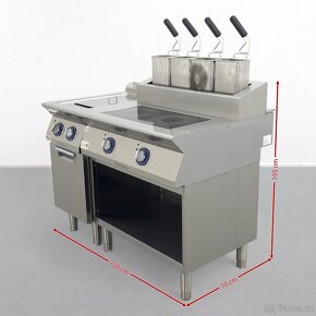Indukční sporák Electrolux + vařič na těstoviny (4xkoš) 105x - 2