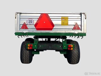 Traktorový návěs TTT 1500 - SPZ vlek - 2