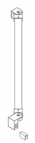 Upevňovací rameno, držák, vzpěra 120 cm - 2