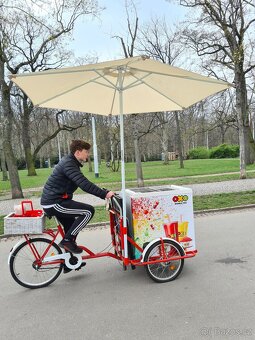Prodejní kolo na zmrzlinu, bubbletea, chlazené nápoje - 2
