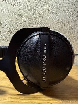 Beyerdymamic DT 770 PRO 250 ohm plus schiit zosilnovac - 2