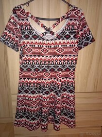 Dámské letní šaty krátký rukáv vel. 44/XL - 2