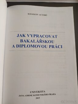 Jak vypracovat Bakalářskou a Diplomovou práci - 2