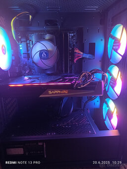 Herní PC - Ryzen 5 3600, 16GB RAM, 1TB NVME, 5700XT, WIN11 - 2