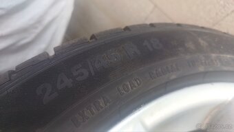 SADA 4KS Originál DISKY BMW S PNEU CONTINENTAL 245/45/R18 - 2