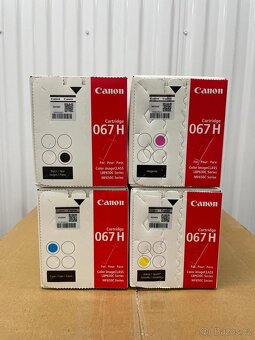 Sada 4 Ks nových tonerů Canon CRG-067H + doklad - 2