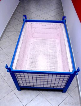 Drátěný paletový box 120x80x60 cm - 2
