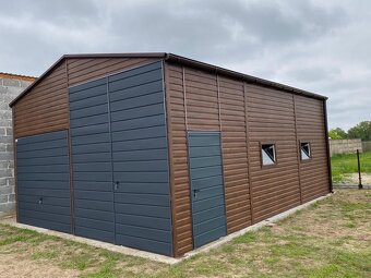 6x8M Montovaná plechová hala, sklad, garáž - 2