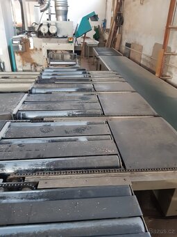 Omítací / Rozmítací pila + dopravníky - 2