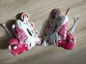 In - line brusle, zachovalé, stavitelná vel. 39-41 - 2