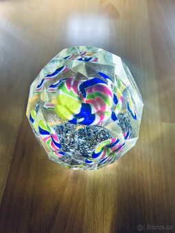 Starožitné skleněné těžítko - 2