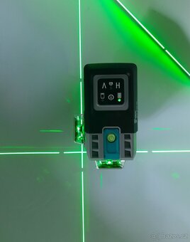 Samonivelační 3D-MULTI laser-3 x 360°-ZELENÝ+DOKLAD-levně - 2