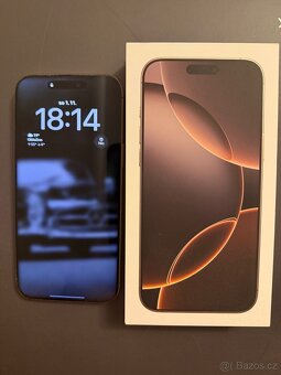 IPhone 16pro Max 256gb pouštní Titan - 2