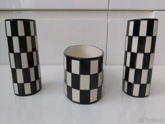 2 vázy a žardiniera Bernard Bloch Eichwald - 2