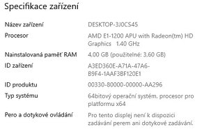 ▼HP Compaq CQ58 - 15,6" / AMD E1-1200 / GPU 0,38GB / 4GB▼ - 2